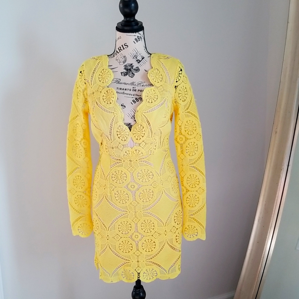 Love Triangle V Neck Dress
